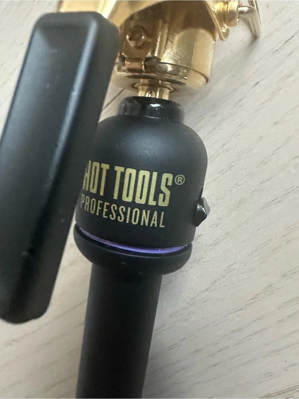 Black & Gold Curling Iron - Professional Styling Tool